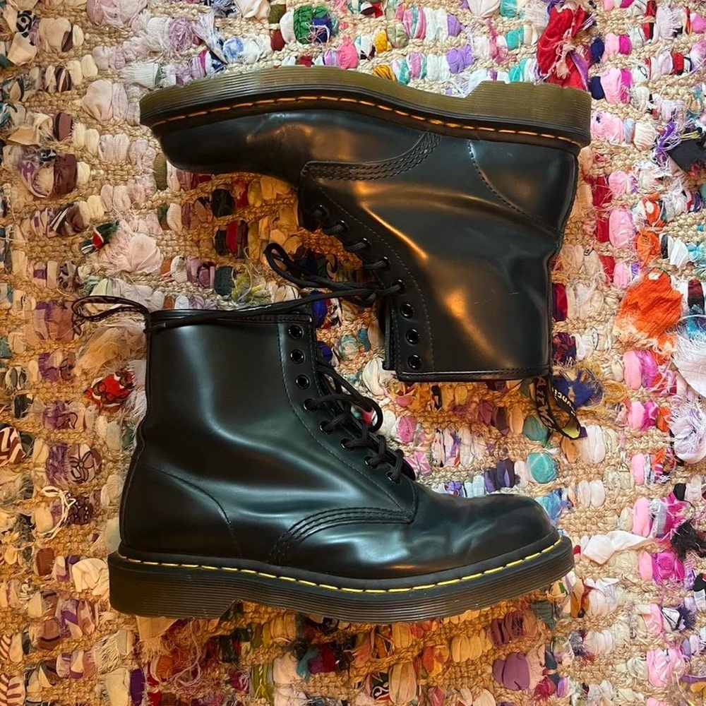Dr. Martens Navy Combat Boots
